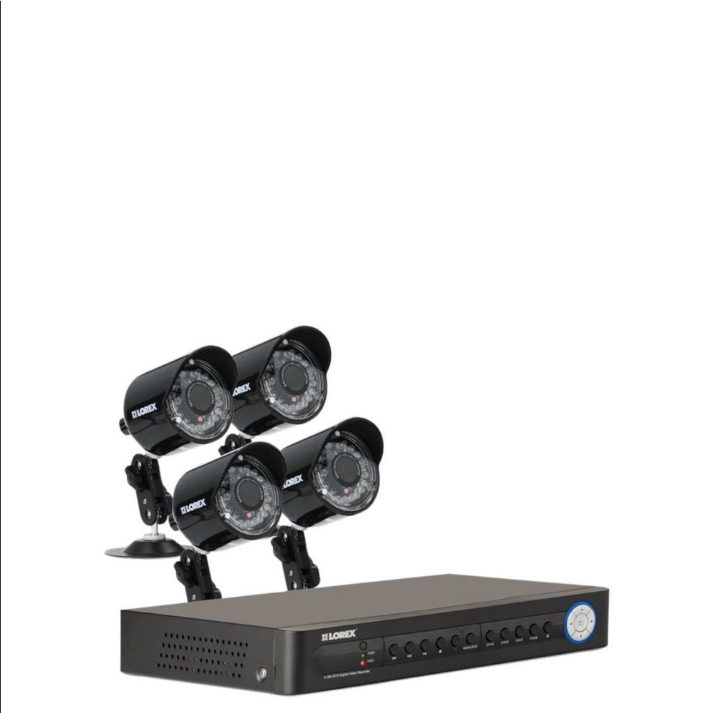 Lorex High Resolution Night Vision Security7Pack Cameras Surveillance DVR System